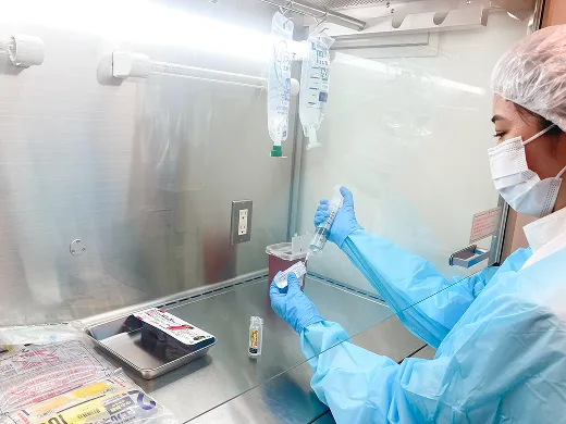 専門認定資格の取得の様子